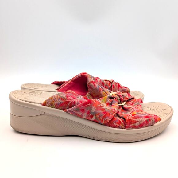 LifeStride Serenade Slide Sandals Ring Hardware Women's Coral Size US10M EU41 - Picture 3 of 10